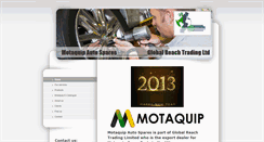 Desktop Screenshot of motaquipautospares.com