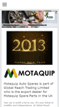 Mobile Screenshot of motaquipautospares.com